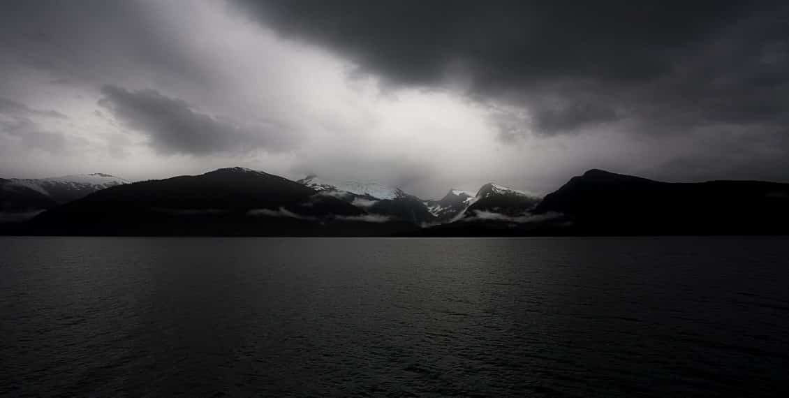 bad weather, beach, calm waters